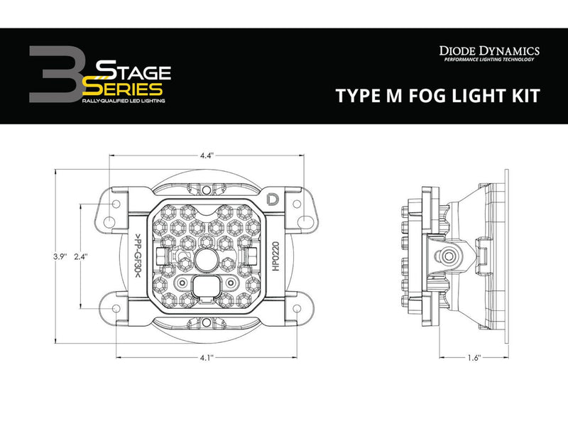 2011-14 Charger - SS3 LED Fog Light Kit