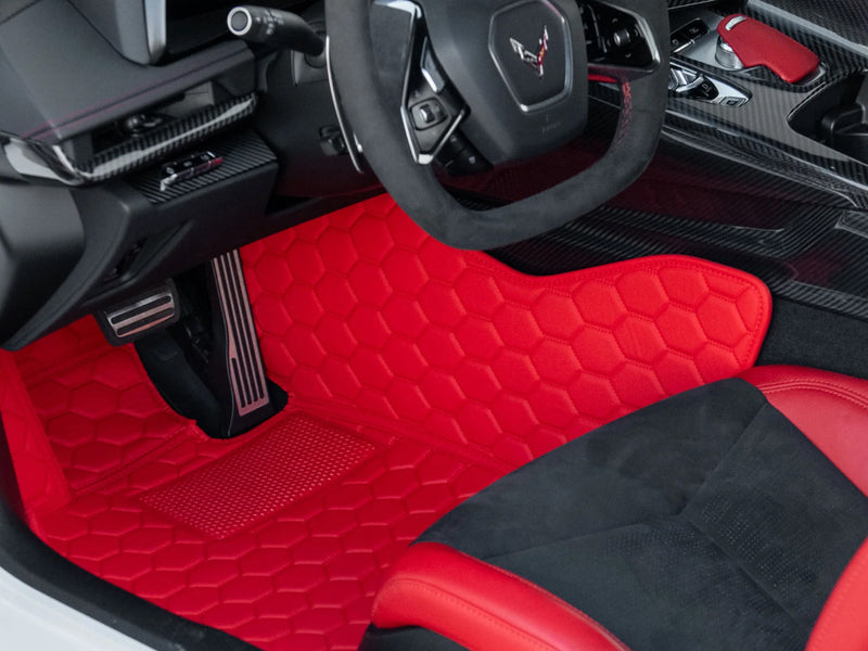 2020-24 Corvette - Floor Mats - Artificial Leather