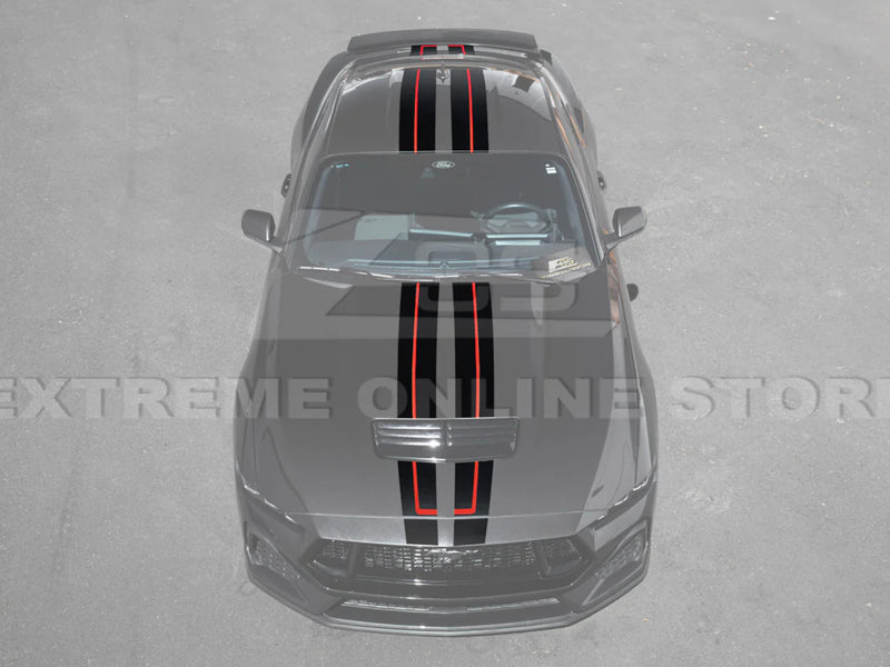 2024-25 Mustang - Body Racing Stripe Decal Kit