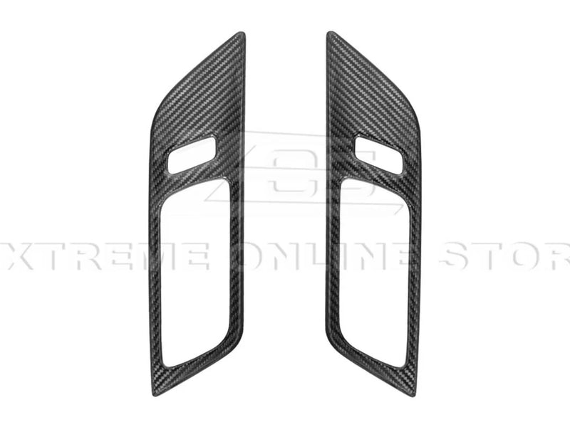 2024-25 Mustang - Door Handle Trim Cover - Carbon Fiber