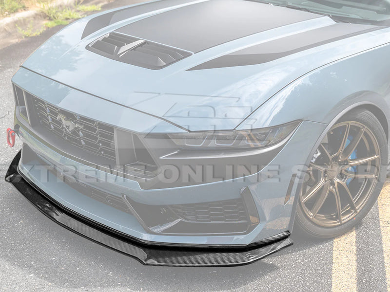 2024-25 Mustang - Front Lip - Carbon Fiber