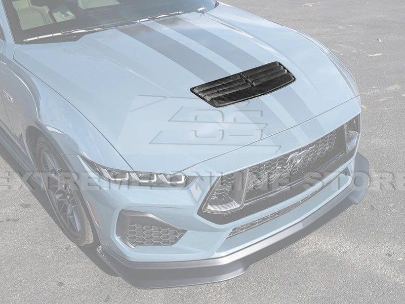 2024-25 Mustang - Hood Vent Insert - Carbon Fiber