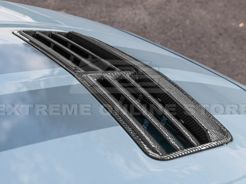 2024-25 Mustang - Hood Vent Insert - Carbon Fiber