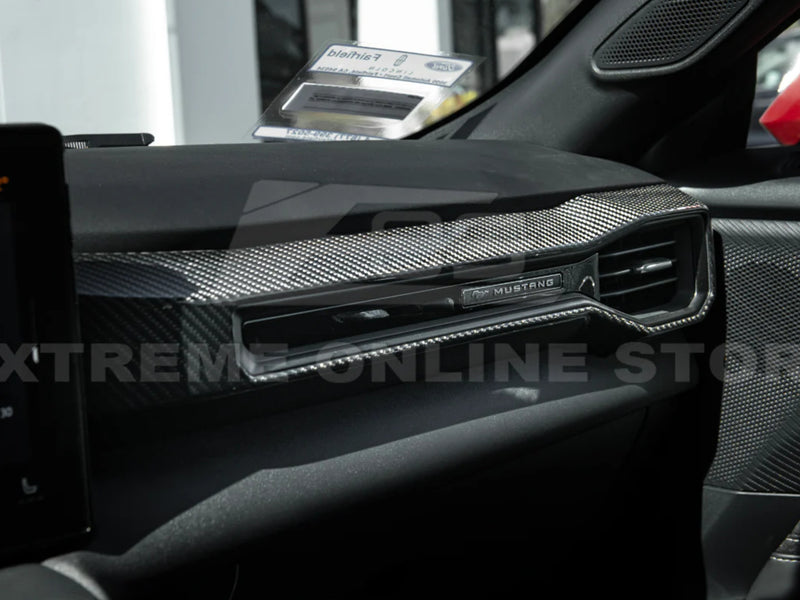 2024-25 Mustang - Passenger AC Vent Trim Cover - Carbon Fiber