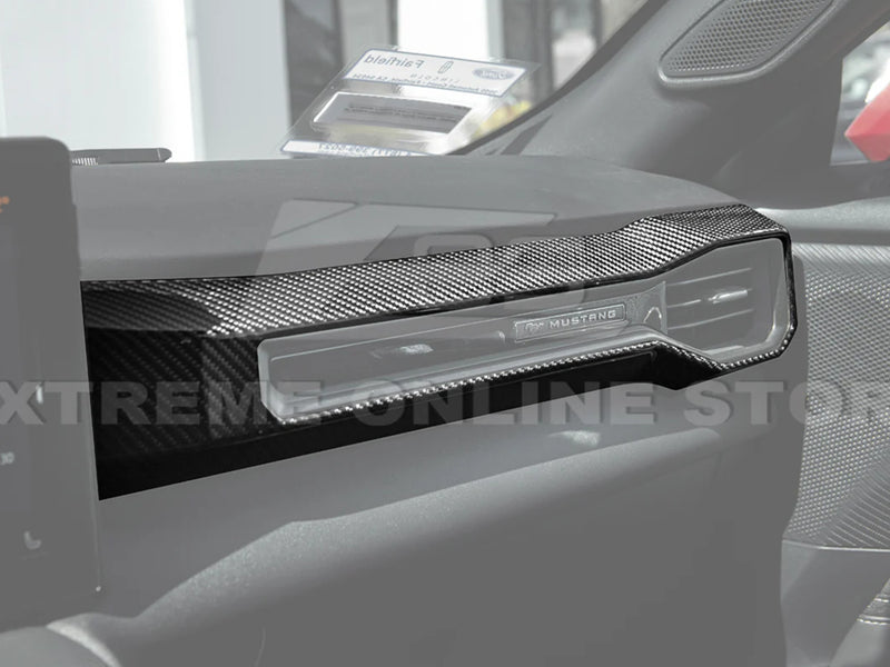 2024-25 Mustang - Passenger AC Vent Trim Cover - Carbon Fiber