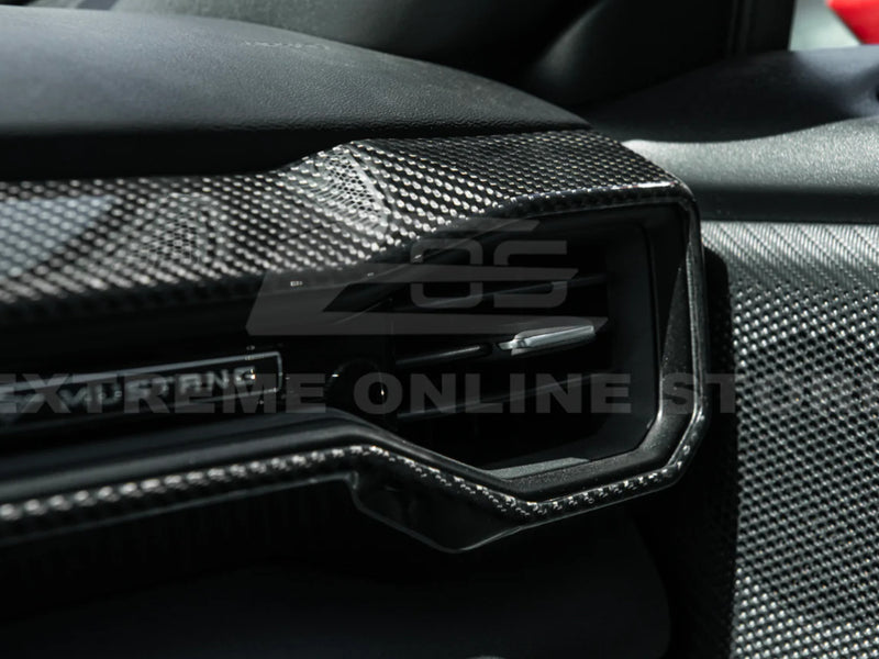 2024-25 Mustang - Passenger AC Vent Trim Cover - Carbon Fiber