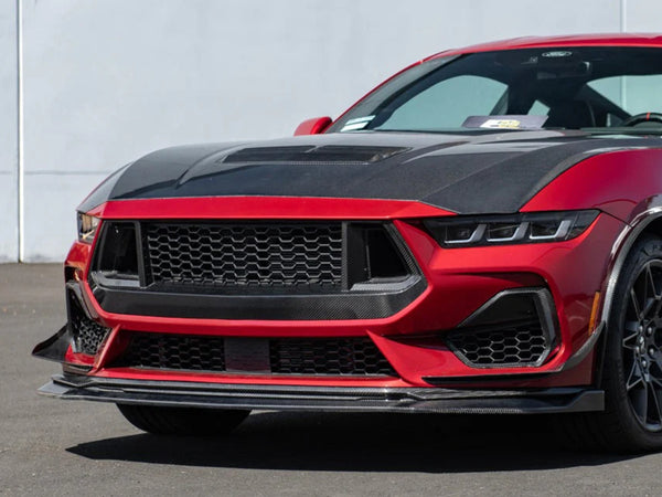 2024-25 Mustang - Two Piece Front Lip - Carbon Fiber