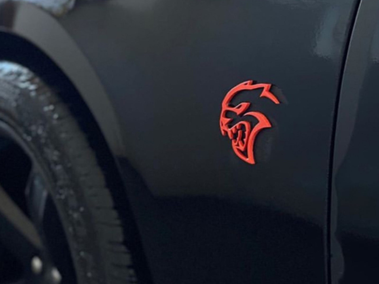 Challenger Charger - Hellcat Cutout Badge